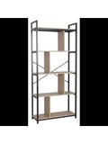Libreria Escalonada con Compartimentos Abiertos, Estanteria Decorativa para Libros y Objetos, 170 cm