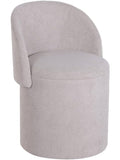 Reposapies convertible de chenilla con estructura de madera, 46 x 43 x 63 cm